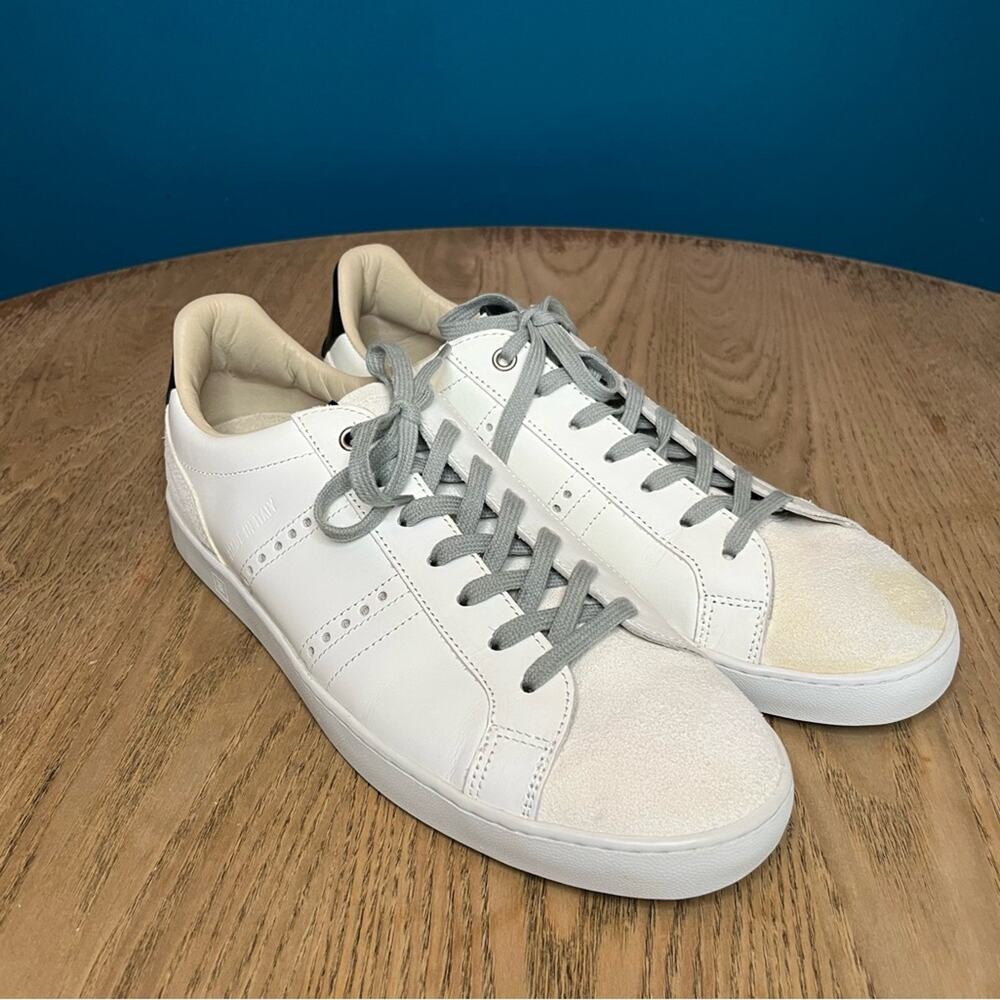 Rubirosa ODILE D Womens Leather Sneakers Italy Size 42/US 12 Black White